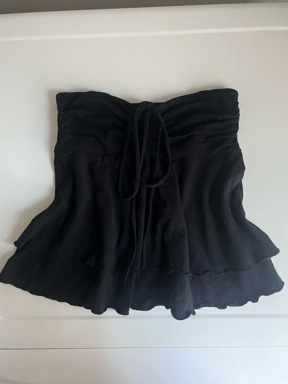 Wild Fable Black Ruffle Mini Skirt / Tube Top / Halter Top